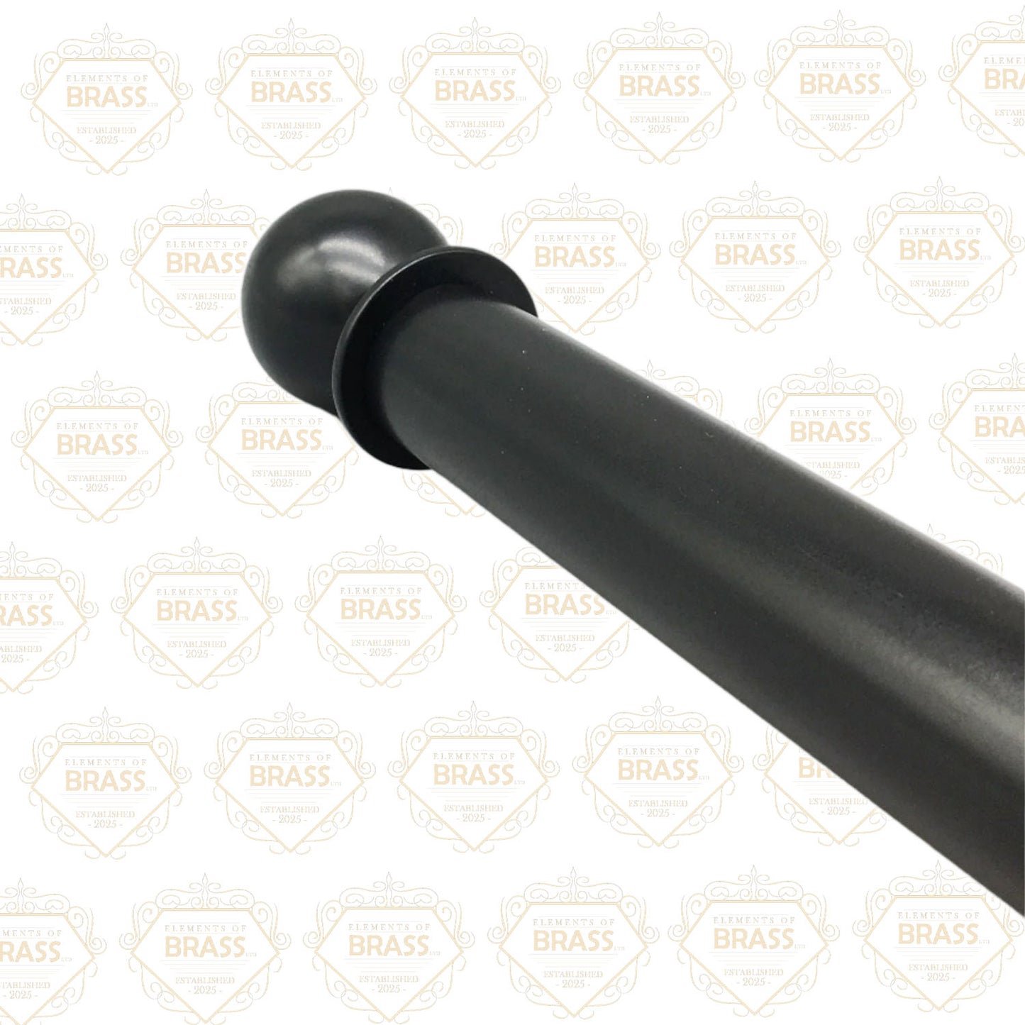 Stainless Steel Pole Set Solid And Strong Brass Plated Pole Set Curtain Pole (50mm)