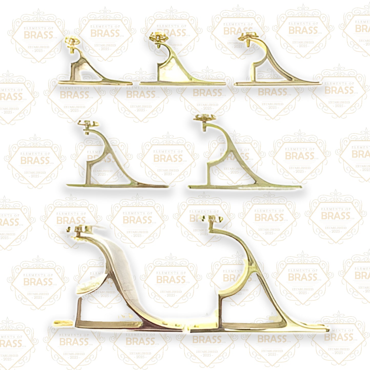 10cm Projection End Bracket, Solid End Bracket For Curtain Pole
