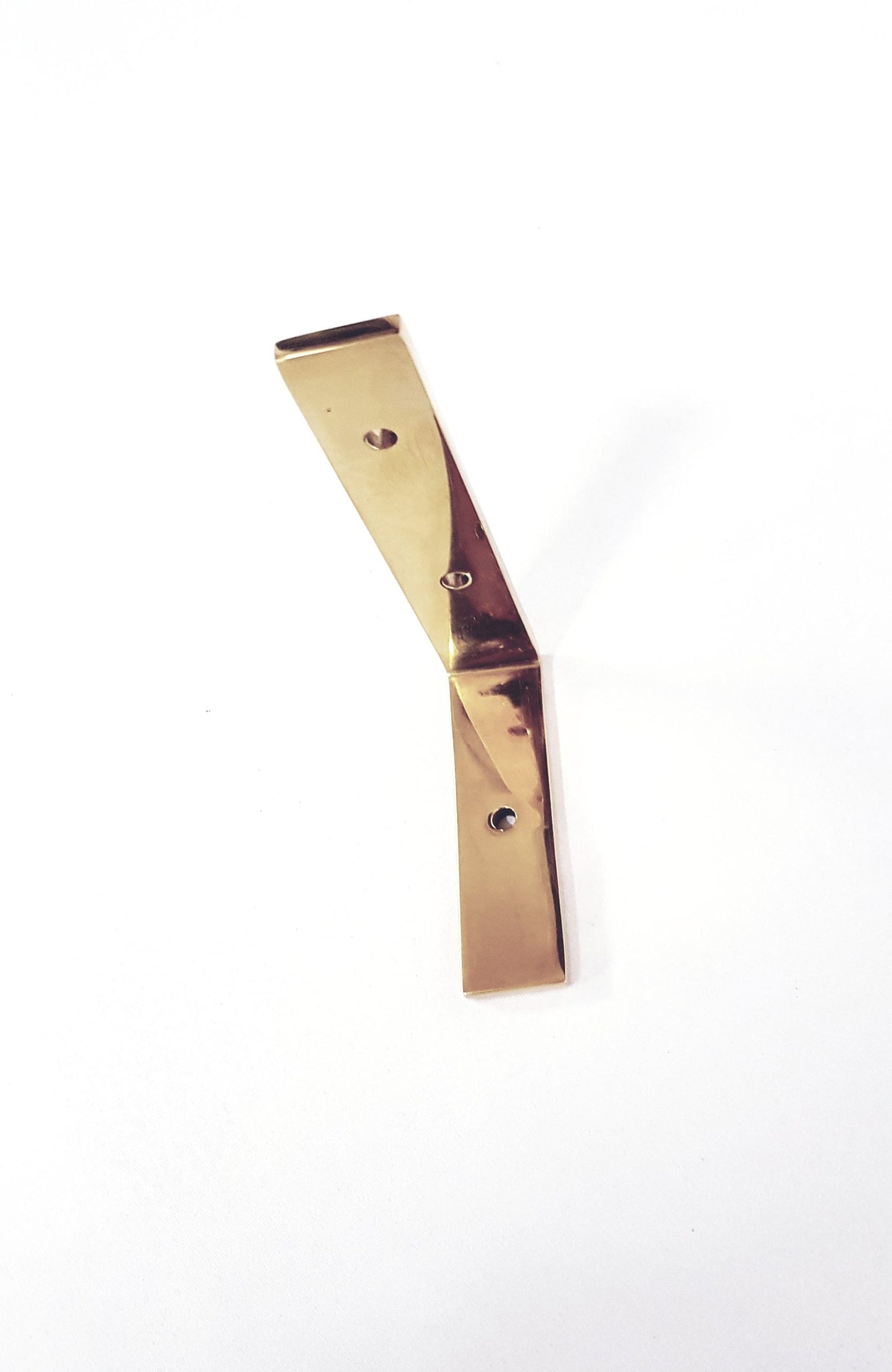 Solid Brass L Shape Shelf Brackets Wall Mounted Shelve Brackets