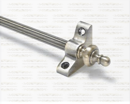 1 x Nortfolk Reed Antique Brass 3/8" x 28" Stair Rod With Urn Finial