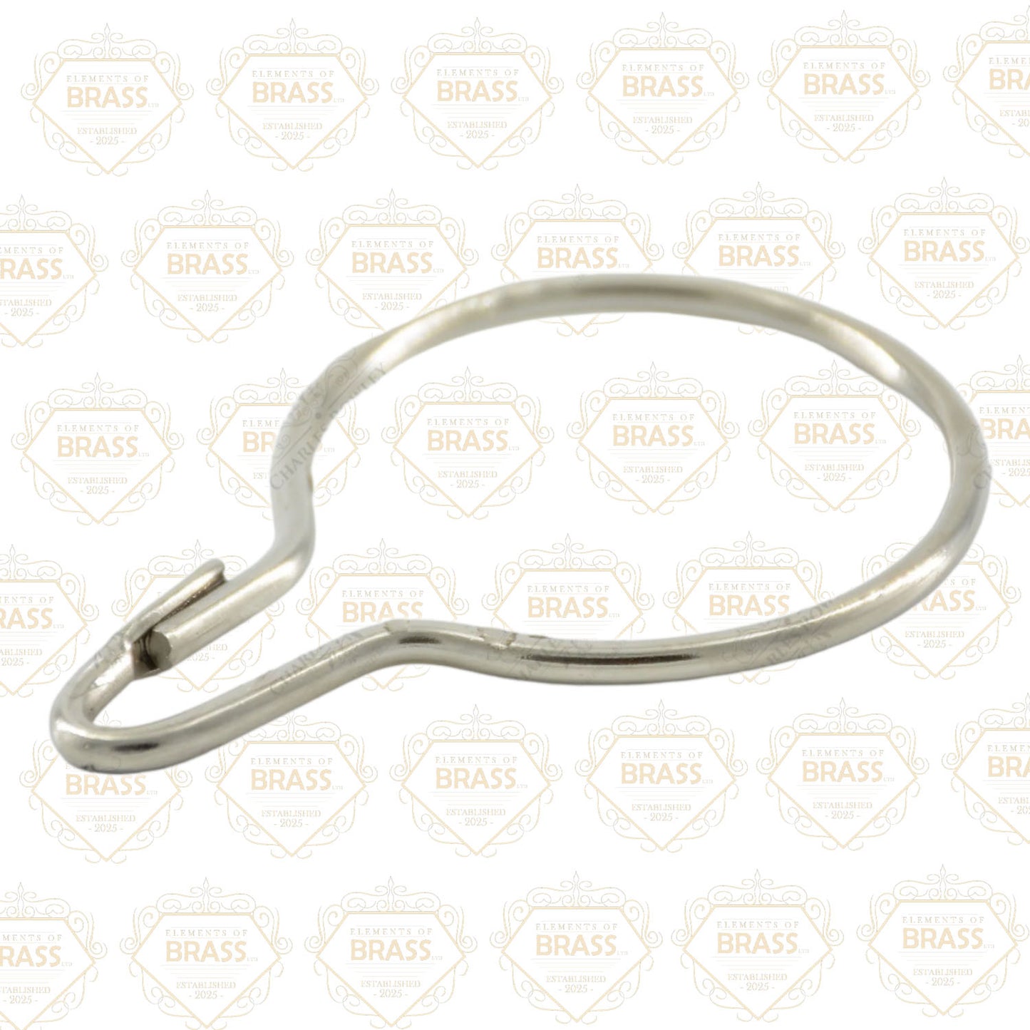 Shower Bath Rail Rings, Strong Solid Brass Curtain Rings