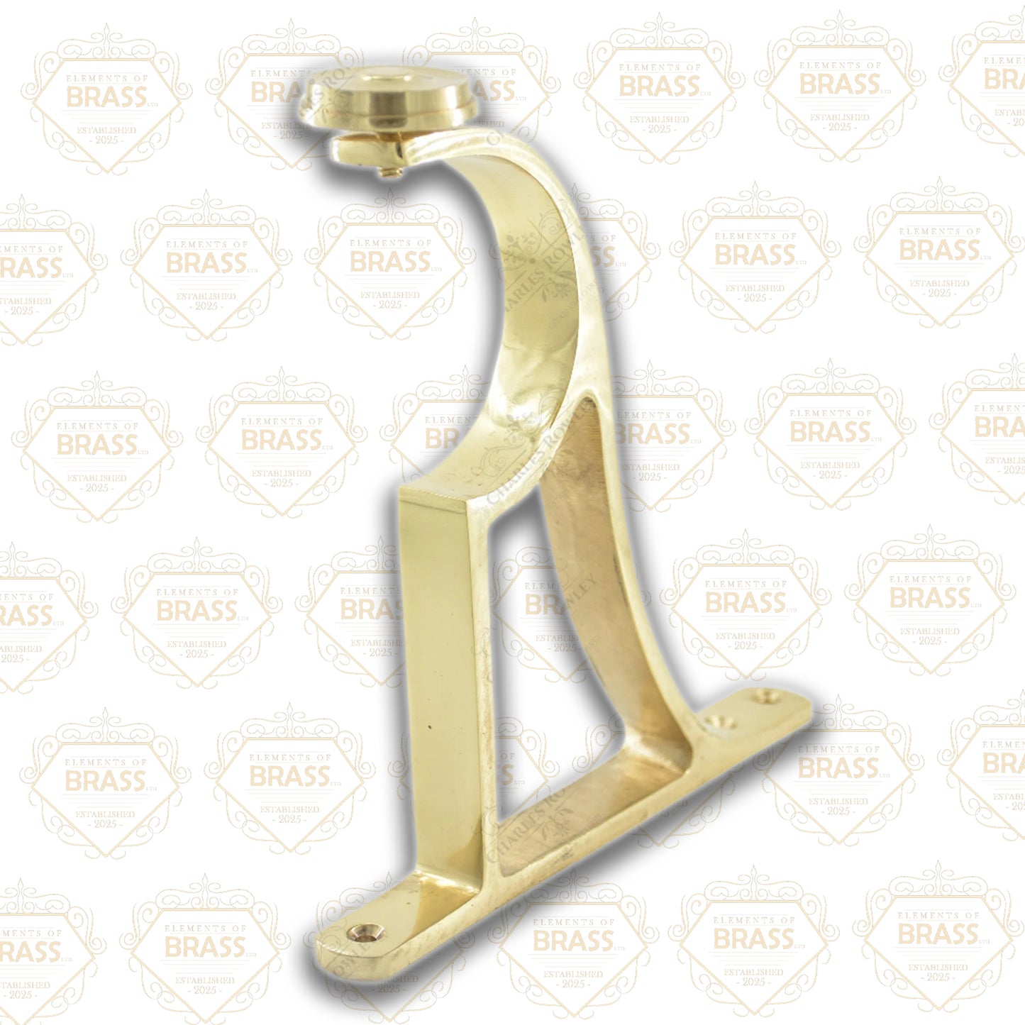 10cm Projection End Bracket, Solid End Bracket For Curtain Pole