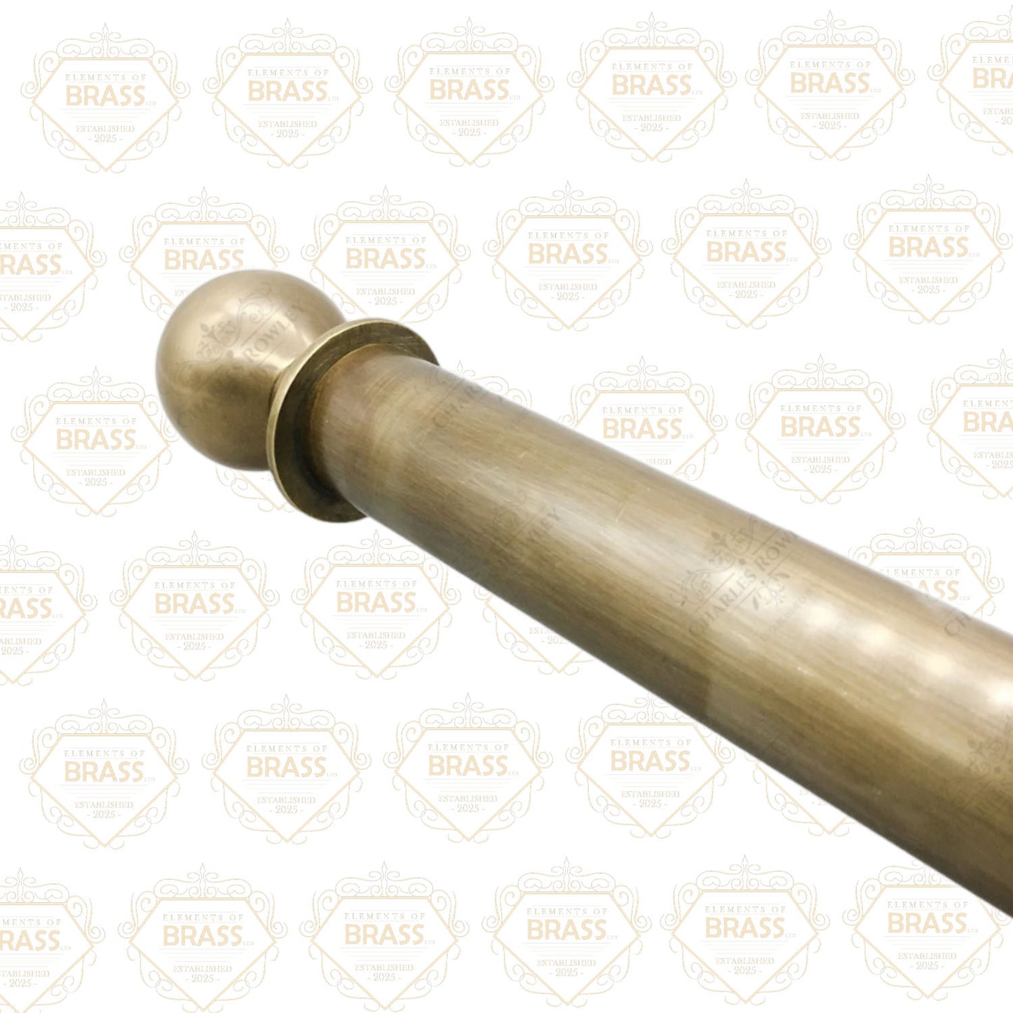 Brass Pole Curtain Pole (76mm Diameter), Strong Pole