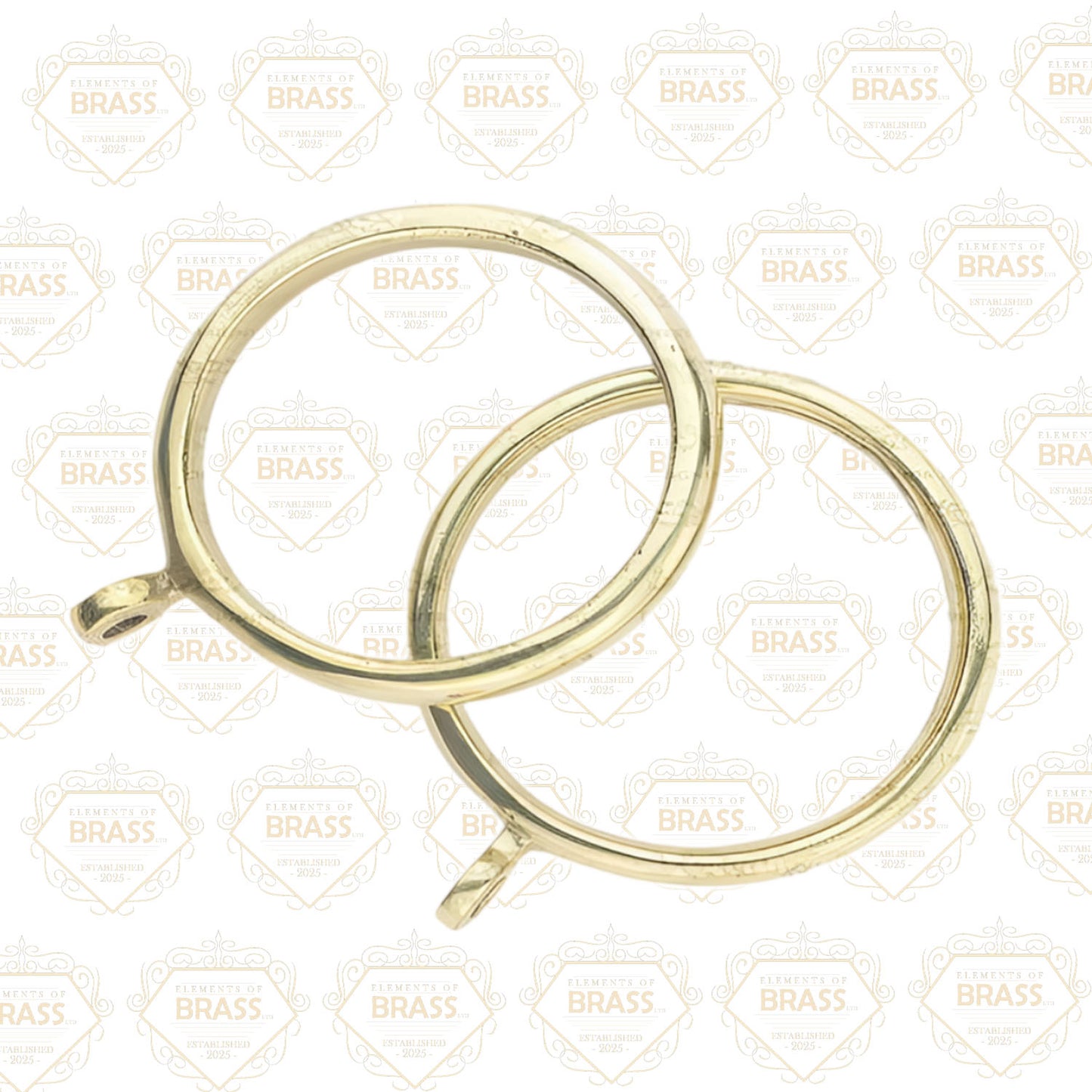 Solid Brass Curtain Rings Strong And Durable Curtain Rings For Curtain Rod In All Finishes