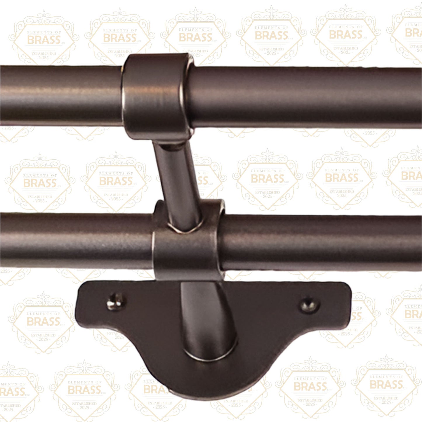 Double Metal Poles Strong And Unique Design Metal Curtain Poles