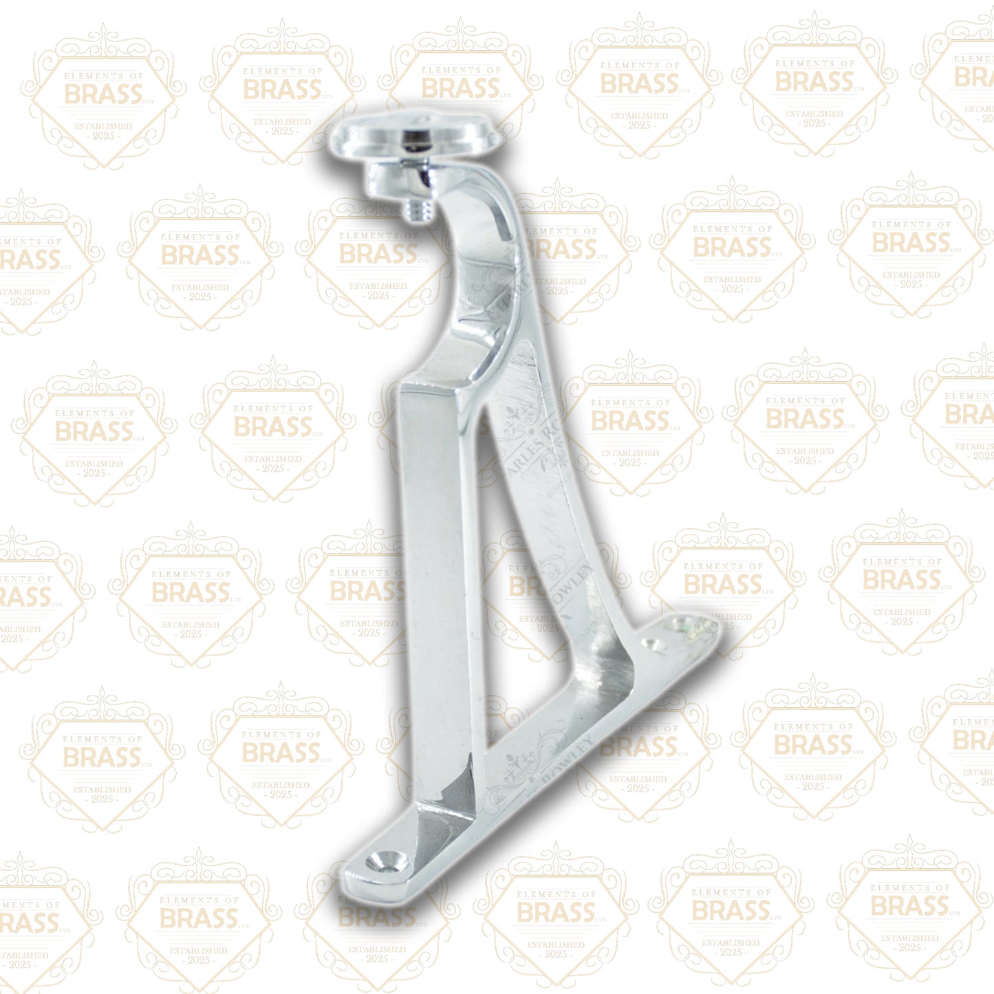 10cm Projection End Bracket, Solid End Bracket For Curtain Pole