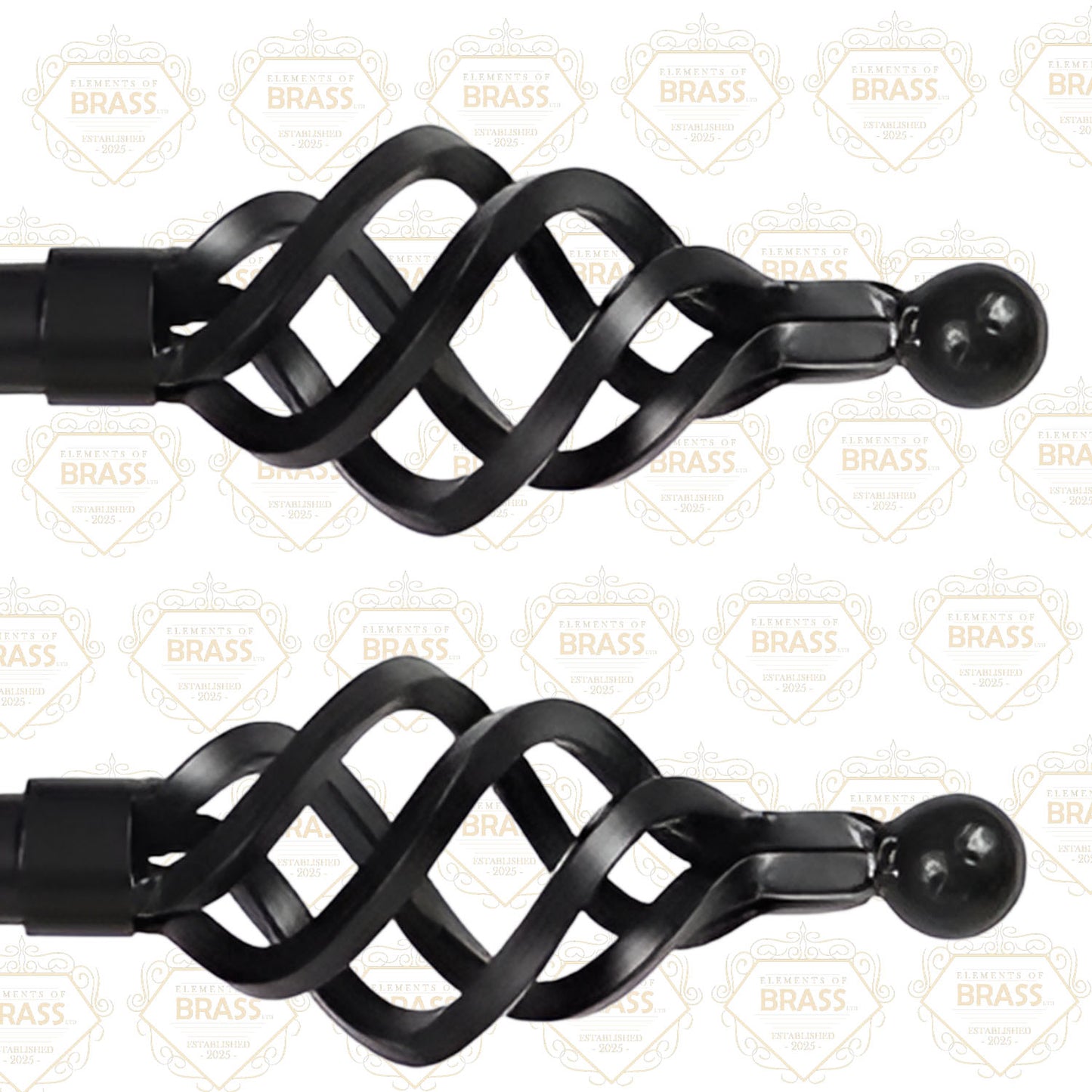 Metal Finials Strong And Durable Metal Finials (19mm)