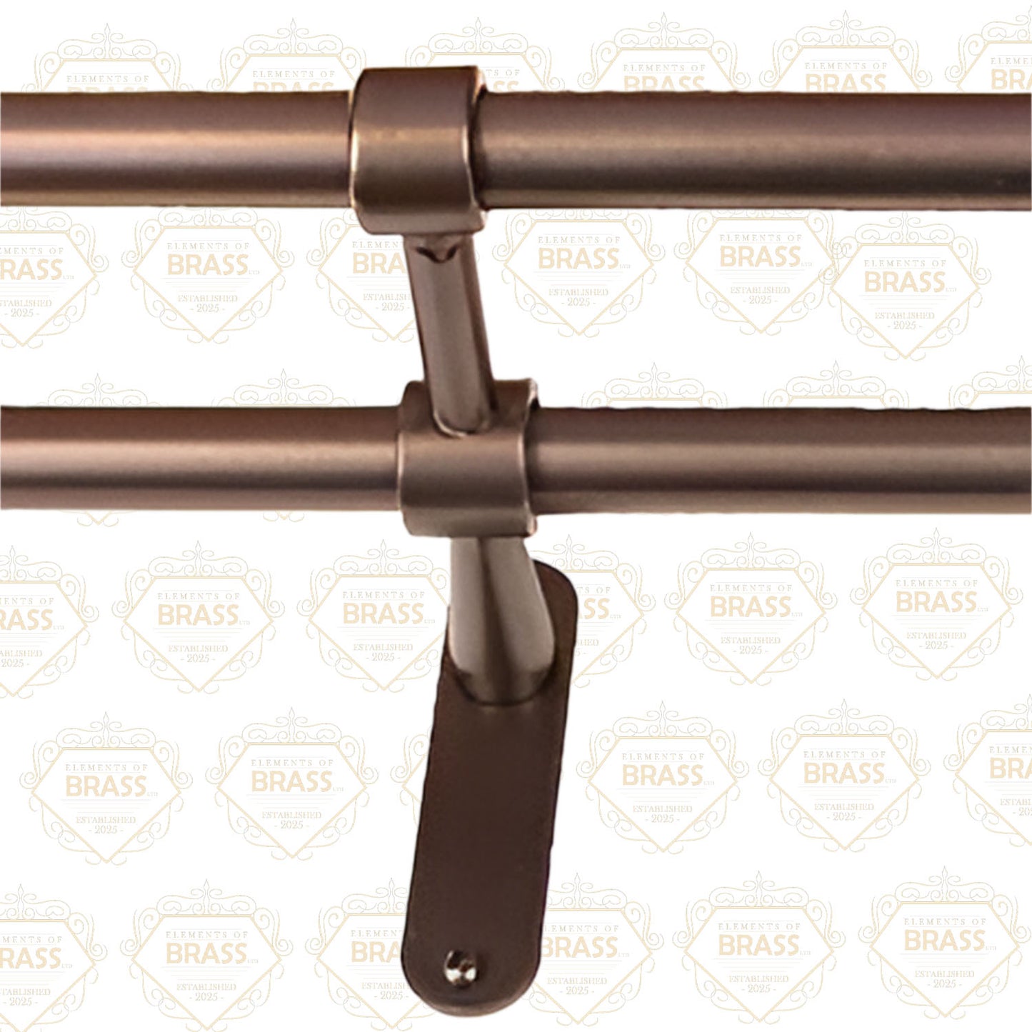Double Metal Poles Strong And Unique Design Metal Curtain Poles