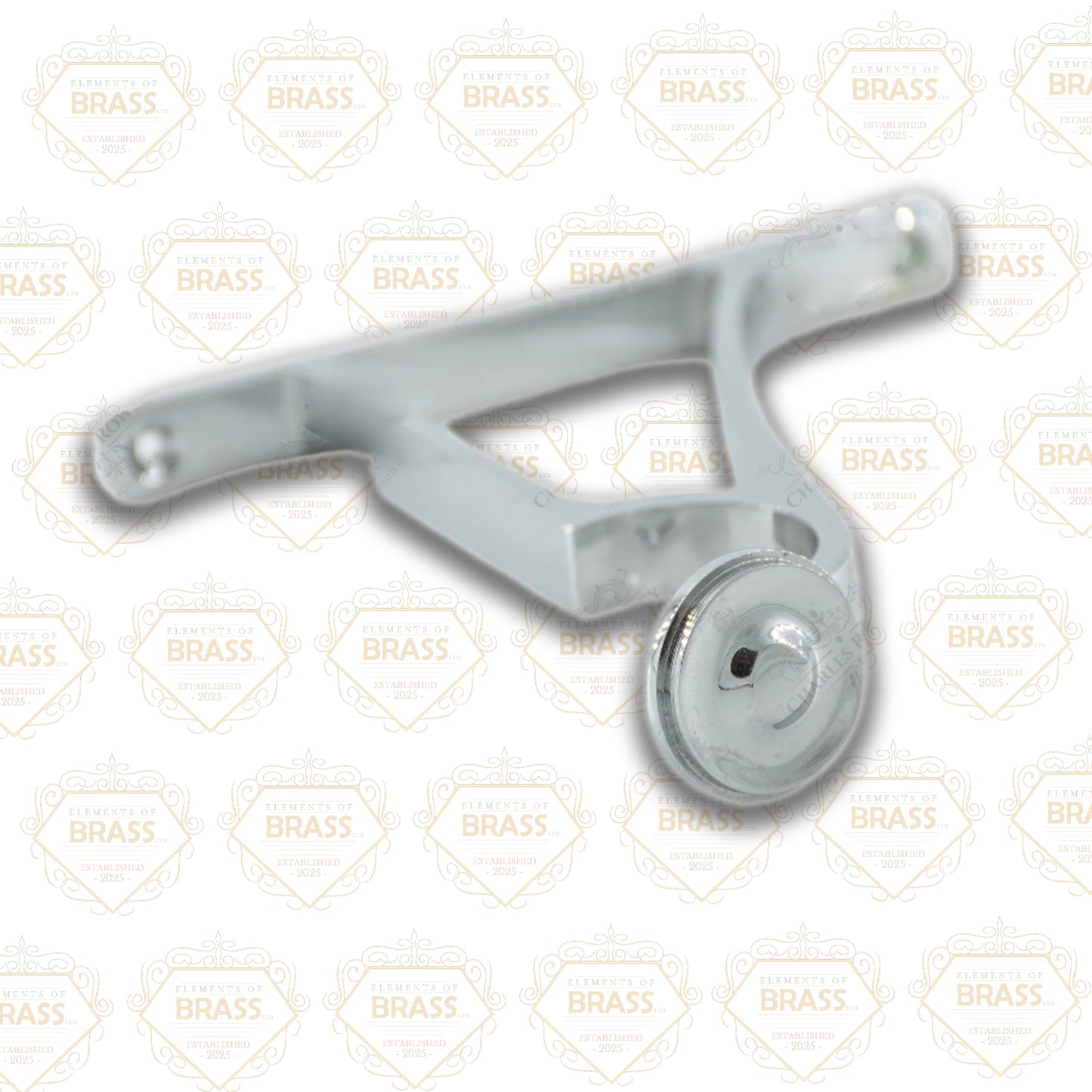 10cm Projection End Bracket, Solid End Bracket For Curtain Pole