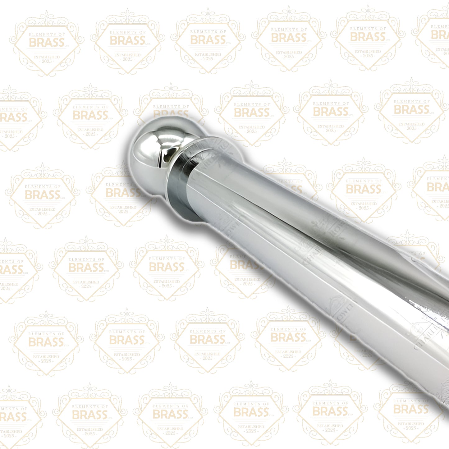Brass Pole Set (25mm Diameter), Strong Curtain Pole Set
