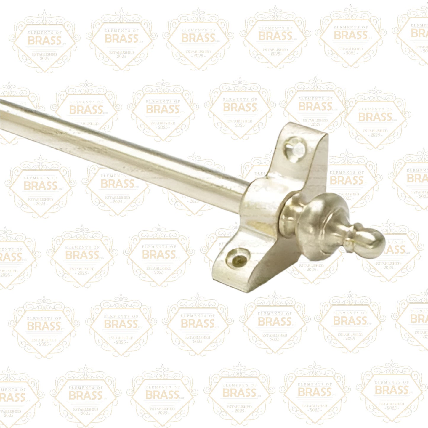 13 x Satin Brass 3/8" x 28" Stair Rods With Urn Finial