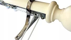 Corded Tracked Wooden Pole Strong And Unique Design