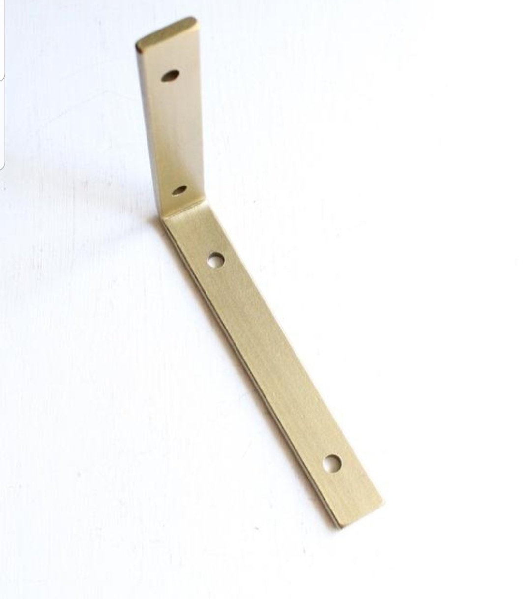 Solid Brass L Shape Shelf Brackets Wall Mounted Shelve Brackets