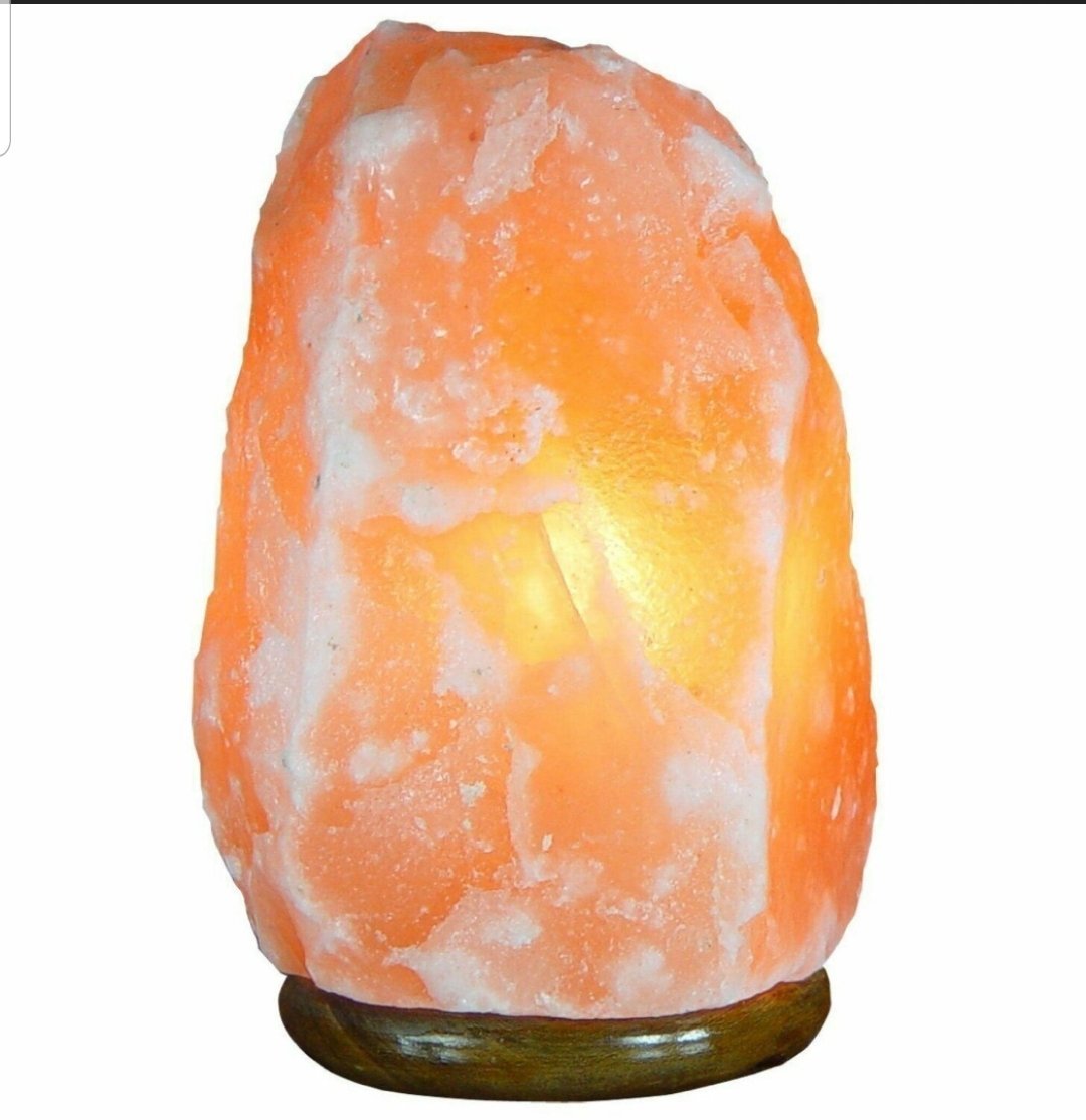 Natural Himalayan Salt Lamp 4-6kg, Natural Pink Himalayan Crystal Rock With Bulb