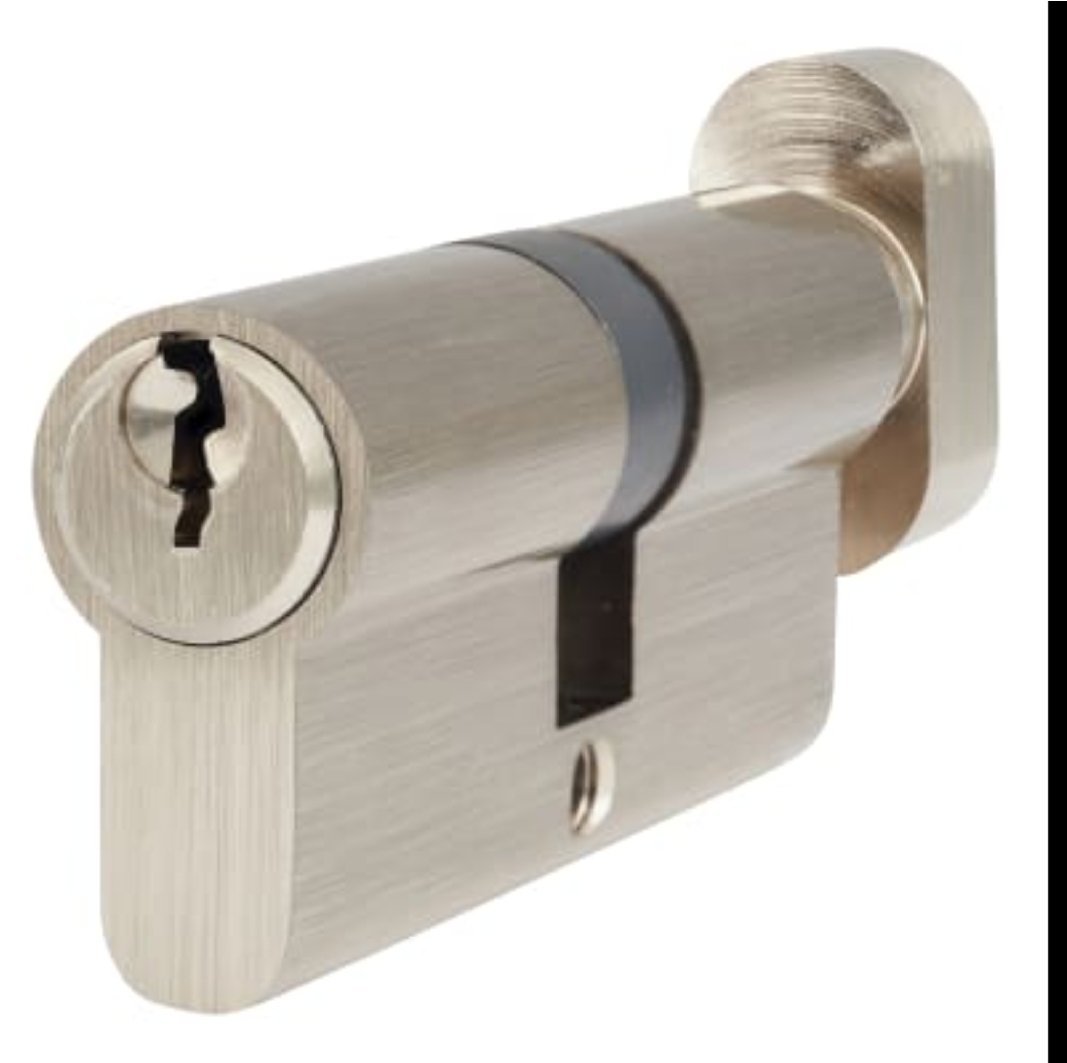 Silver Thumb Turn Locks, Durable And Strong Silver Thumb Turn Lock (80mm)