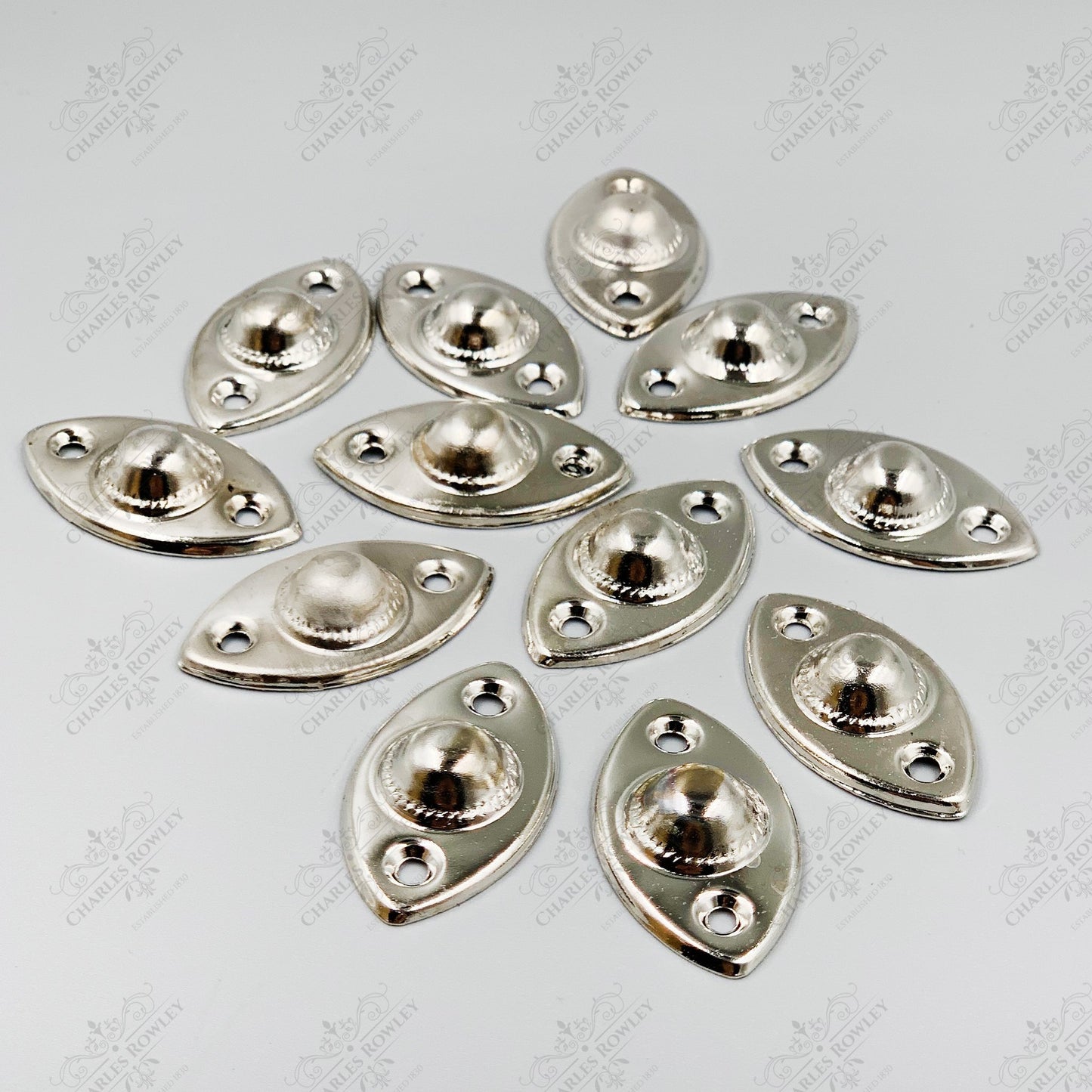 Pack Of 100 Knot Covers and Holders for Curtains (30mm)