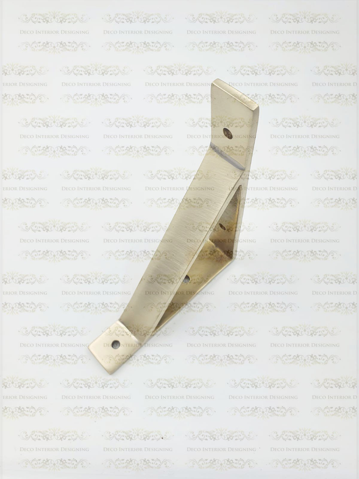 Brass Shelf Bracket Wall Mounted Shelve Brackets, Solid Bracket