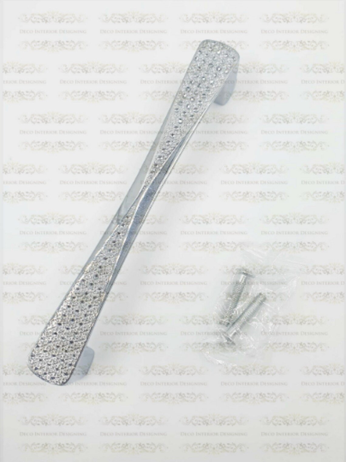 Steel Diamond Designer Handle 14cm