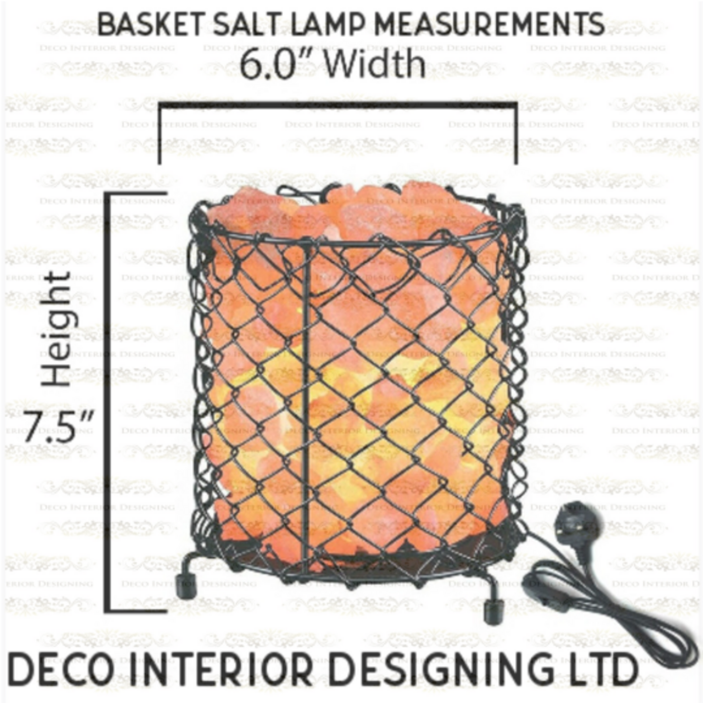 Himalayan Salt Lamp Basket Shape Himalayan Rock Salt Unique Design