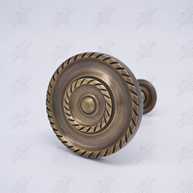 Solid Brass Georgian Holdback Rope Design Curtain Fabric Holdback