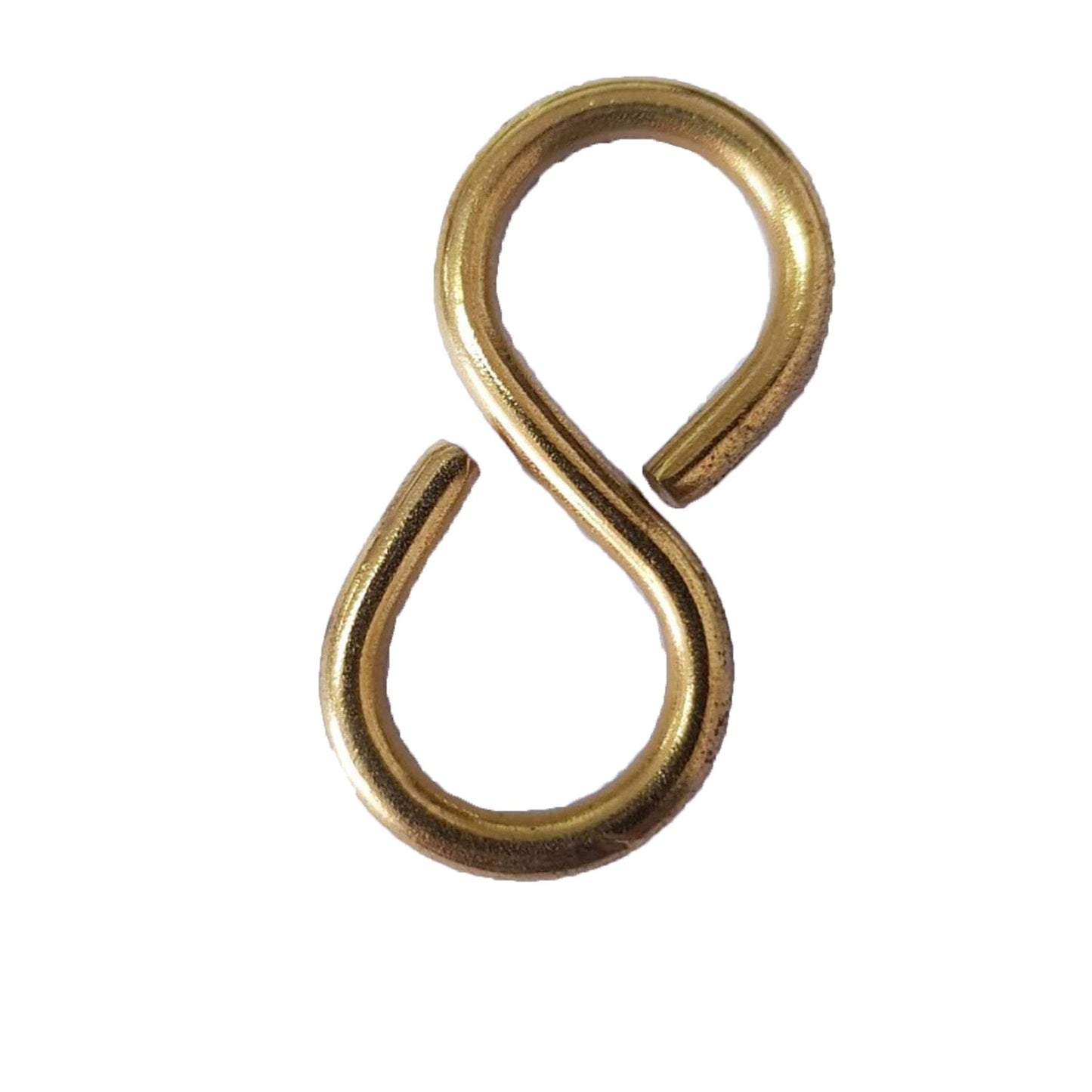 Solid Brass 1-Ess Hook, Strong And Durable Brass Solid Hook