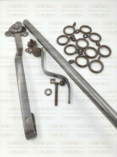 Rising Portiere Rod Bronze, Strong And Durable Portiere Rod (106cm)