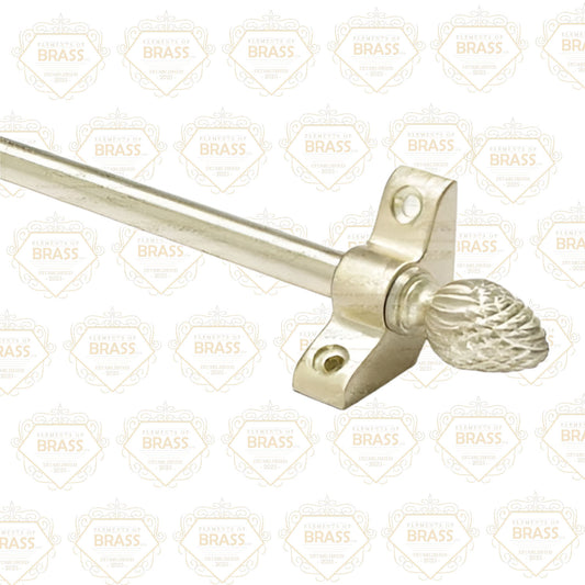 13 x Satin Brass 3/8" x 28" Stair Rods With Pineapple Finial
