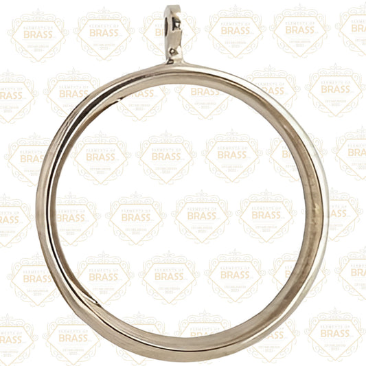 24k Moon Gold Solid Brass Ring, Durable Moon Gold Curtain Ring