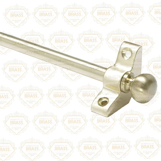 13 x  Satin Brass 3/8" x 28" Stair Rods With Ball Finial