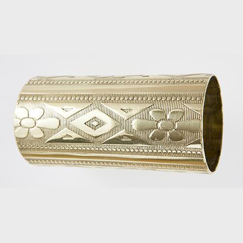 Dimond & Flower Brass Tube, Luxurious Quality Brass Tube (38mm)