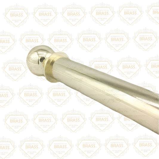 Brass Pole Curtain Pole (19mm Diameter), Strong Pole