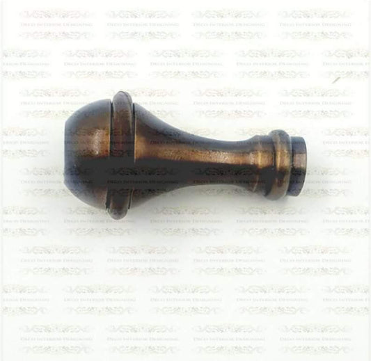 Dark Bronze Cord weight, 45mm x 25mm