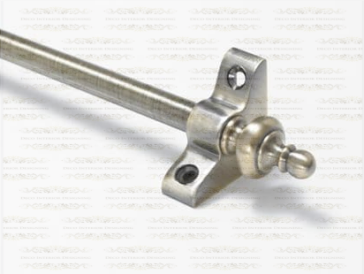 1 x Antique Brass 3/8" x 28" Stair Rod With Urn Finial
