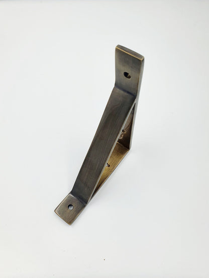 Brass Shelf Bracket Wall Mounted Shelve Brackets, Solid Bracket