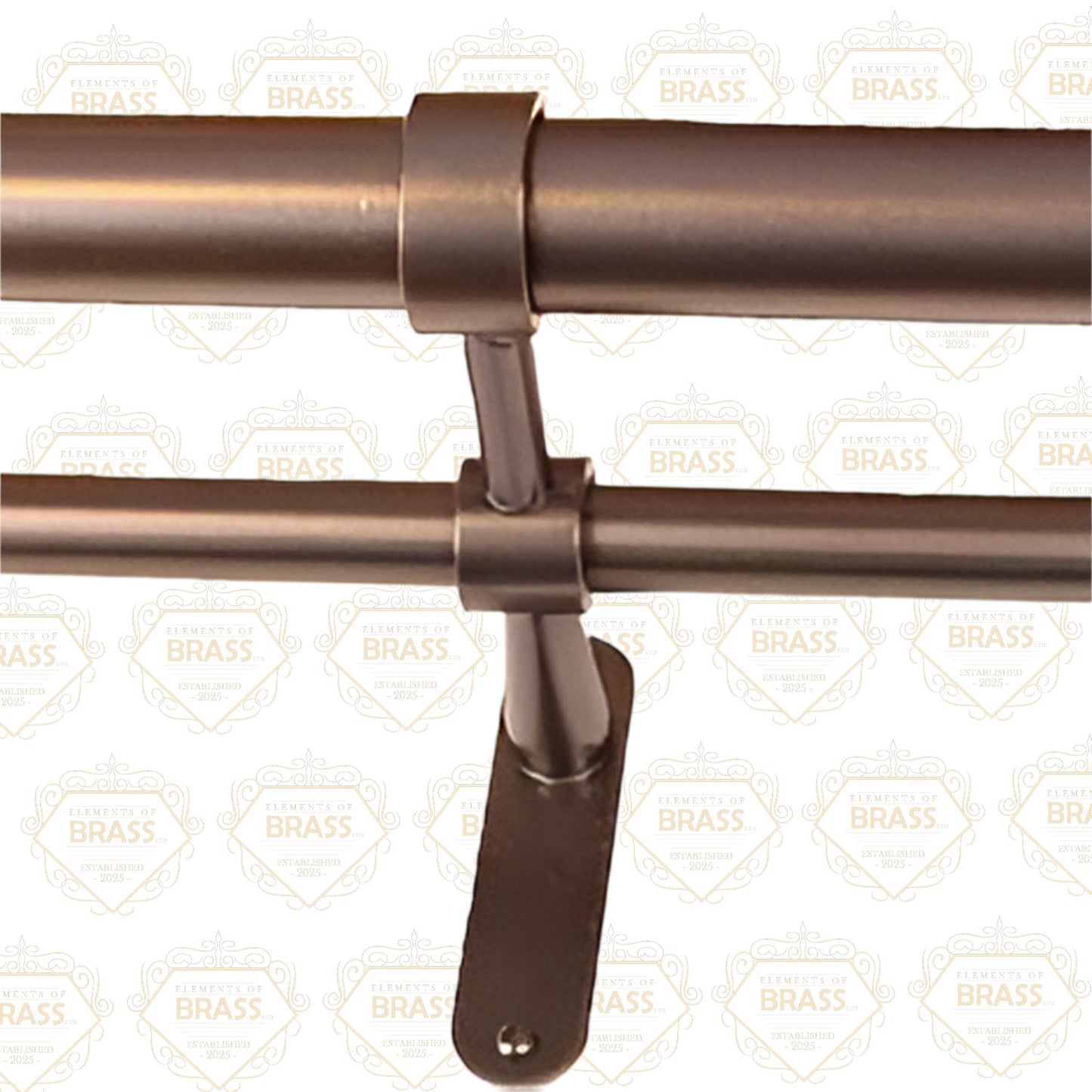 Double Metal Poles Strong And Unique Design Metal Curtain Poles