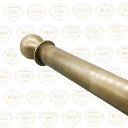Brass Pole Curtain Pole (50mm Diameter), Strong Pole