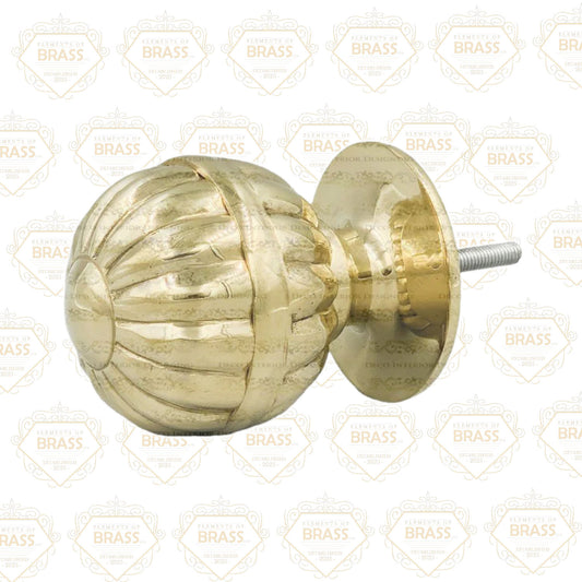 1990 Reeded Ball Brass Finials Strong And Durable Brass Reeded Ball