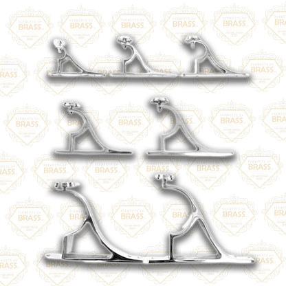 10cm Projection End Bracket, Solid End Bracket For Curtain Pole