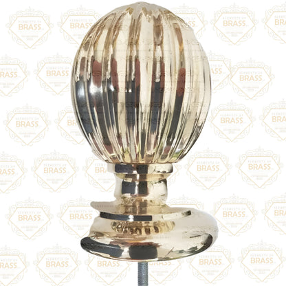 “1998” Pumpkin Brass Finials, Strong And Durable Pumpkin Finials