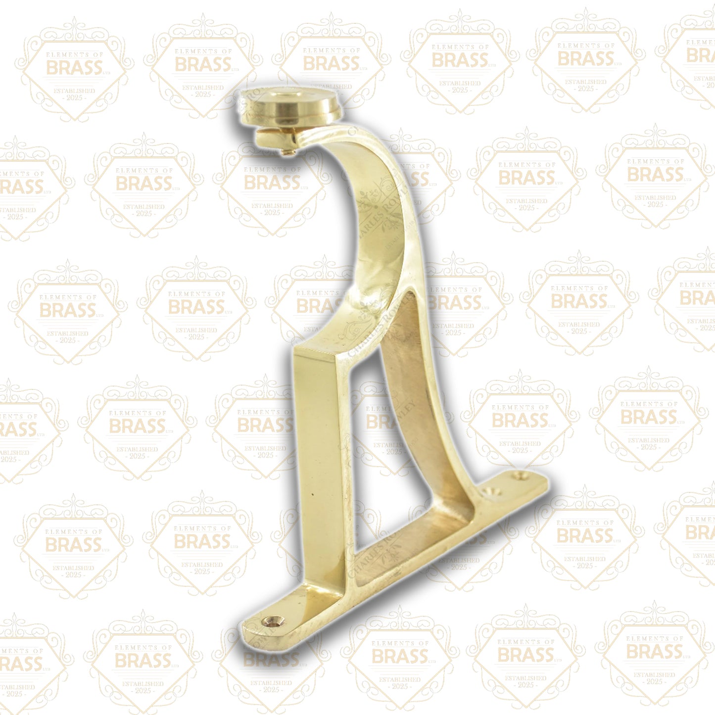 Brass Pole Set (50mm Diameter), Strong Curtain Pole Set