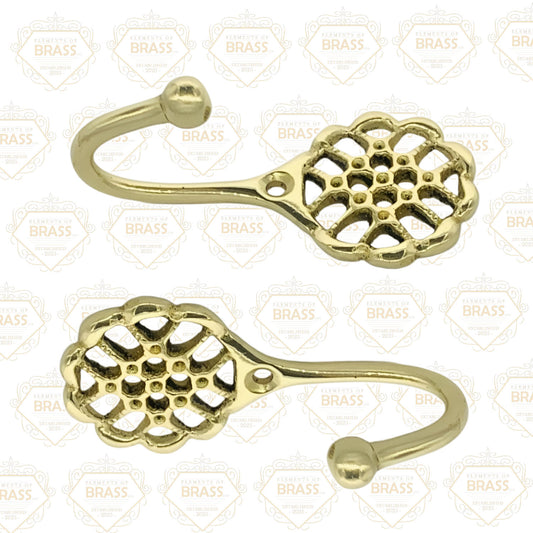 Brass Polished Hook Strong And Durable Quality Brass Hook