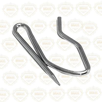 Curtain Pin Hooks, Solid Nickel Plated Wire Unique Style