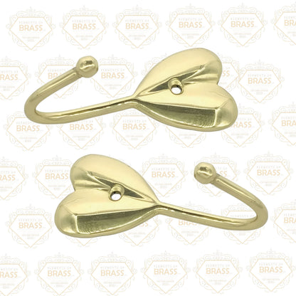Polished Brass Hook Unique Style Strong Polished Brass Hook