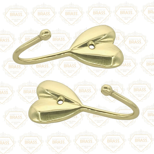 Polished Brass Hook Unique Style Strong Polished Brass Hook