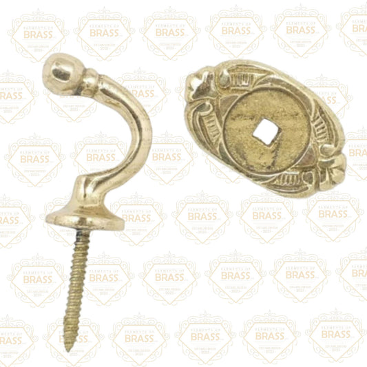 Brass Hook New Design Unique Polished Brass Hook