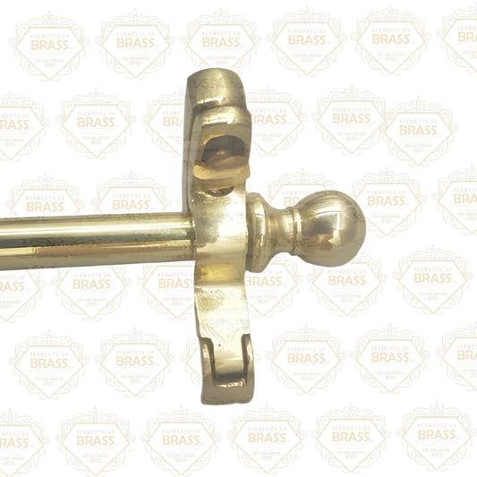 13 x Hinged Solid Brass Stair Rods 3"/8" x 29" Long Polished Only