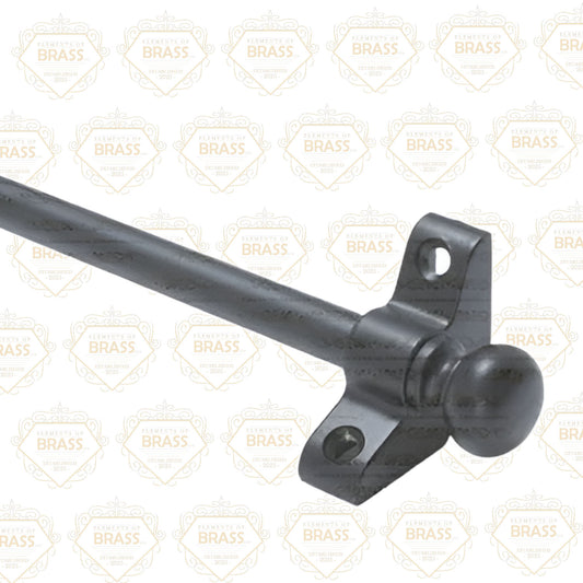 1 x  Wrought Iron 3/8" x 28" Stair Rod With Ball Finial