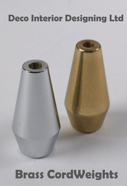 Standard Cord Weight On Curtain And Blinds (55mm x 25mm)