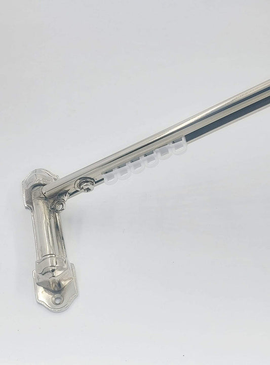 Dormer Rod 60cm Nickel Plated Complete with Screws