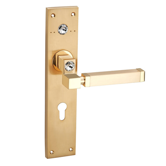 Opaque Brass Door Handle, Strong Brass Door Handle